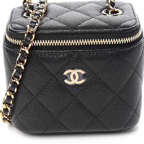 chanel vanity bag mini|chanel small bag with chain.